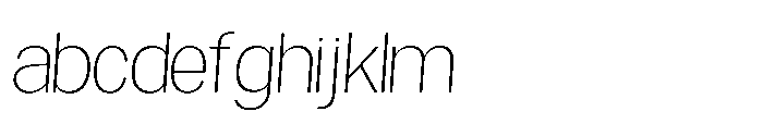 Mogranx Variable Mogranx Extra Light Slanted Condensed FONT