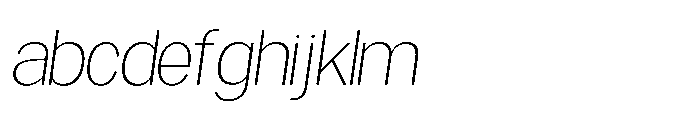 Mogranx Variable Mogranx Extra Light Slanted FONT