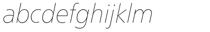 Neue Frutiger Cyrillic Ultra Light Italic FONT