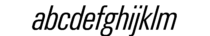 Neue Gstaad Condensed Variable Condensed Light Italic FONT