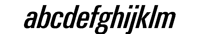 Neue Gstaad Condensed Variable Condensed Medium Italic FONT