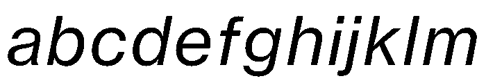 Neue Haas Grotesk Agate Regular Italic FONT