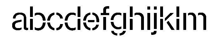 Neue Haas Grotesk Stencil 55 Roman FONT