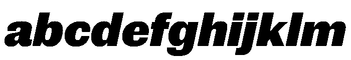 New Doric Black Italic FONT
