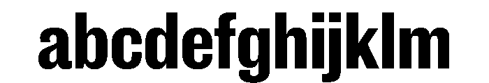 New Doric Condensed Bold FONT