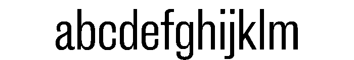 New Doric Condensed Regular FONT