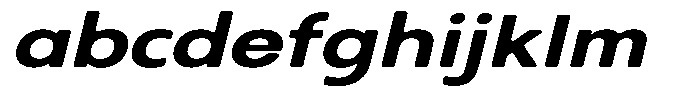 Nothern Sans Nothern Soft Expanded Italic FONT