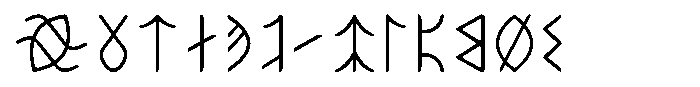 Ongunkan Hun Rovas Ongunkan Carpatian Rovas Regular FONT