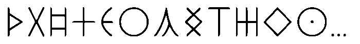 Ongunkan Hun Rovas Ongunkan Glozel Rovas Regular FONT