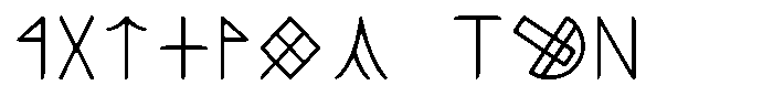 Ongunkan Hun Rovas Ongunkan Tászok Plateau Rovas Regular FONT