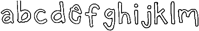 Pestapastaoutline Regular otf (400) FONT