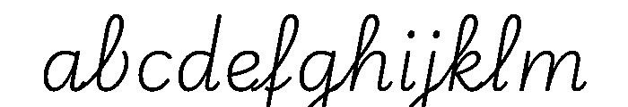 Playwrite CC DE VA ExtraLight FONT