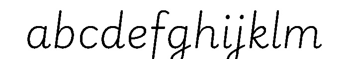 Playwrite CC GB J ExtraLight Italic FONT