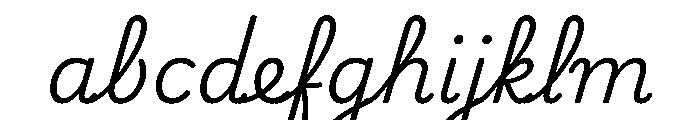 Playwrite Cc Deutschland Lateinische Ausgangsschrift Light FONT