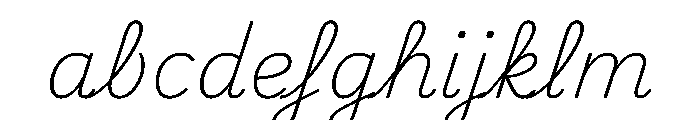 Playwrite Cc Deutschland Lateinische Ausgangsschrift Thin FONT
