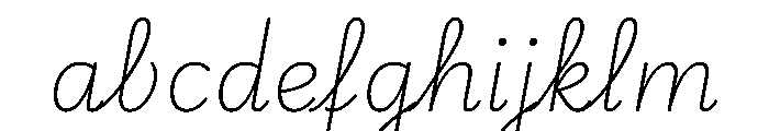 Playwrite Cc Deutschland Schulausgangschrift Thin FONT