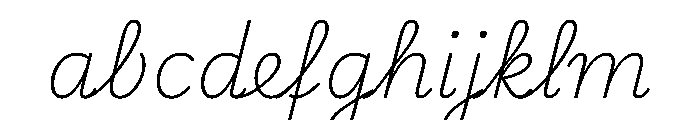 Playwrite Cc Deutschland Vereinfachte Ausgangsschrift Thin FONT