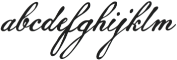 Positano Sunday Script otf (400) FONT
