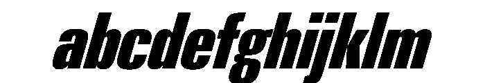 PPNeueGstaadCompressed CompressedExtraboldItalic Instance FONT