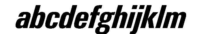 PPNeueGstaadCondensed CondensedBoldItalic Instance FONT