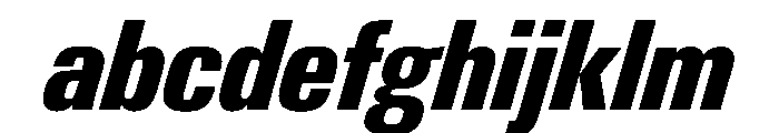 PPNeueGstaadCondensed CondensedExtraboldItalic Instance FONT