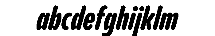 PPPangramSansRoundedCompressed ExtraboldItalic Instance FONT