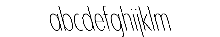 PPPangramSansRoundedCompressed ExtralightReclined Instance FONT