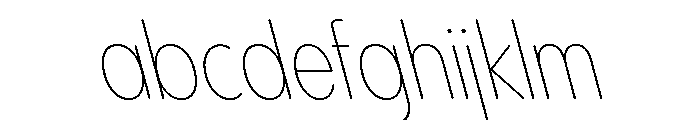 PPPangramSansRoundedCondensed ThinReclined Instance FONT