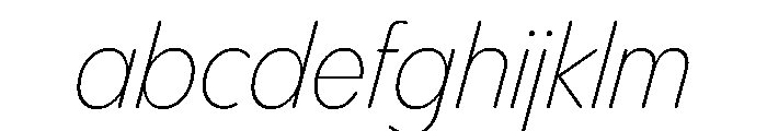 PPPangramSansRoundedNarrow ExtralightItalic Instance FONT