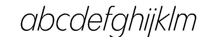 PPPangramSansRoundedNarrow LightItalic Instance FONT