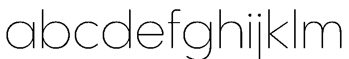 PPPangramSansRoundedNormal Extralight Instance FONT