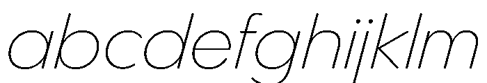 PPPangramSansRoundedNormal ExtralightItalic Instance FONT