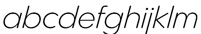 PPPangramSansRoundedNormal LightItalic Instance FONT