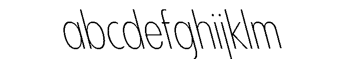 PPPangramSansSlim ExtralightReclined Instance FONT