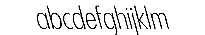 PPPangramSansSlim LightReclined Instance FONT
