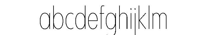 PPPangramSansSlim Thin Instance FONT