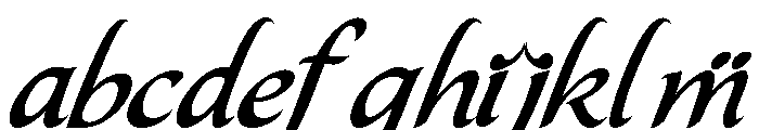 Qasrina Arabic Italic Demo Italic FONT