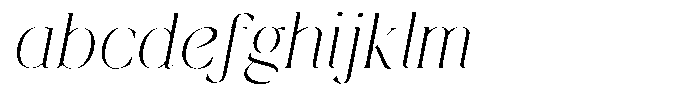 Qlaxe Serif Thin Italic FONT