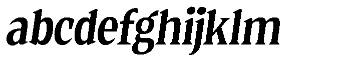 Quinget Variable Extra Bold Semi Condensed Italic FONT