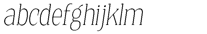 Quinget Variable Extra Light Semi Condensed Italic FONT
