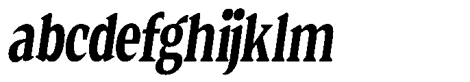 Quinget Variable Quinget Black Condensed Slanted FONT