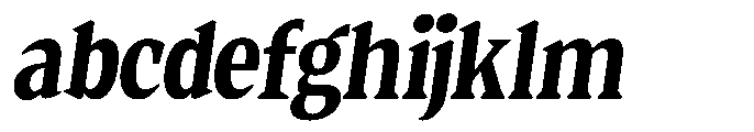Quinget Variable Quinget Black Semi Condensed Slanted FONT