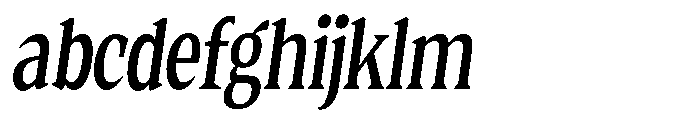 Quinget Variable Quinget Bold Condensed Slanted FONT