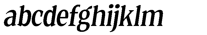Quinget Variable Quinget Bold Semi Condensed Slanted FONT