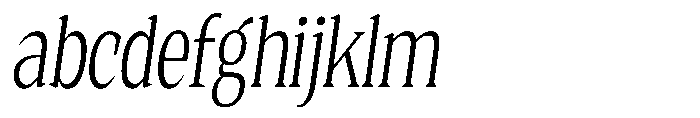 Quinget Variable Quinget Condensed Slanted FONT