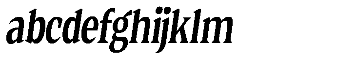 Quinget Variable Quinget Extra Bold Condensed Slanted FONT