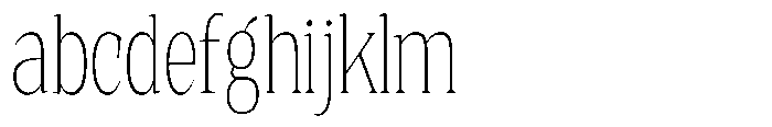 Quinget Variable Quinget Extra Light Condensed FONT