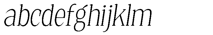 Quinget Variable Quinget Light Semi Condensed Slanted FONT