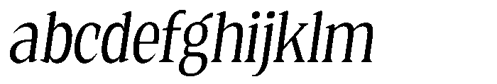 Quinget Variable Quinget Medium Semi Condensed Slanted FONT