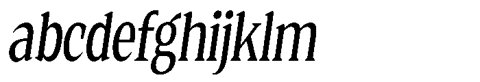Quinget Variable Quinget Semi Bold Condensed Slanted FONT